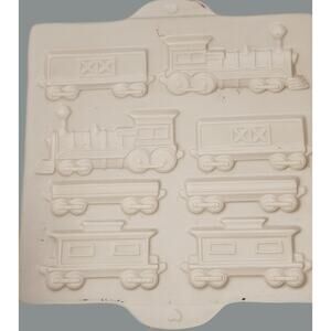 VTG 1998 Pampered Chef Family Heritage Gingerbread Home Town Train Stoneware #18